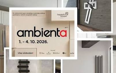 AMBIENTA  – 1. do 4. listopada 2026.,  Zagrebački velesajam
