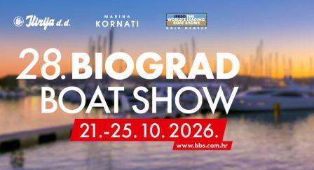 Biograd Boat Show 2026. – od 21. do 25. listopada u Biogradu na Moru  u  Marini...