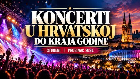 KONCERTI U HRVATSKOJ DO KRAJA GODINE: Velike svjetske zvijezde, regionalne legende i glazbeni spektakli u...