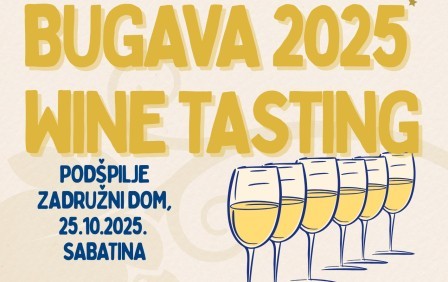 BUGAVA 2025 WINE TASTING u sklopu Sabatine u Podšpilju na Visu  u subotu, 25. listopada 2025 od 10 h
